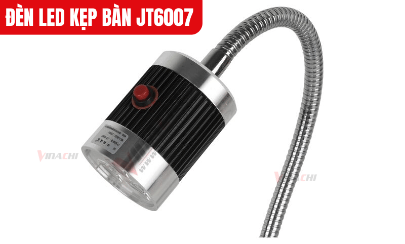 Đèn led kẹp bàn JT6007 tích hợp công tắc dễ dàng bật/tắt mà không cần rút phích cắm