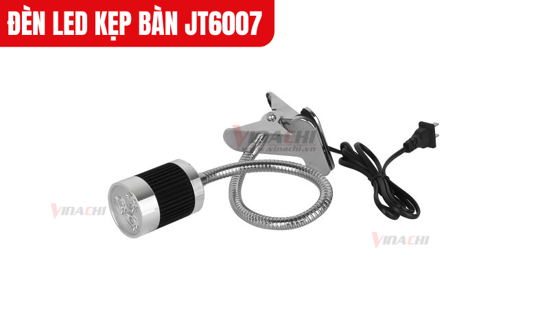 Đèn led kẹp bàn JT6007 với chiều dài dây điện 1m