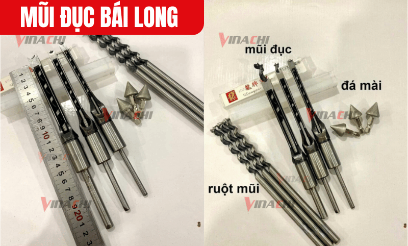 Khi mũi có dấu hiệu mòn, gãy mài lại bằng đá mài để phục hồi độ sắc bén hoặc thay thế ruột mà không cần đổi cả bộ