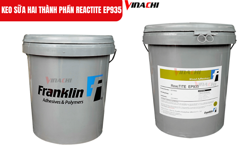 Keo sữa Reactite EP935 gồm hai thành phần chính là keo gốc Reactite EP935 polyme nhũ tương este polyetylen và chất làm cứng 200