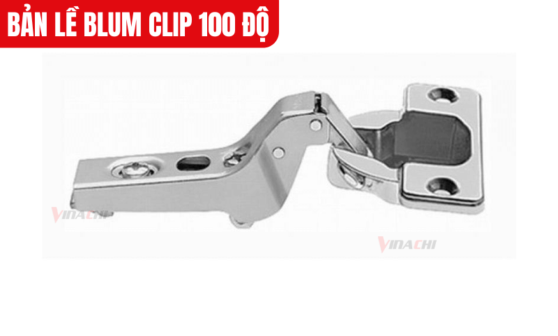 Bản lề Blum Clip 100 độ làm từ thép mạ kẽm cao cấp, mang lại khả năng chống gỉ sét vượt trội