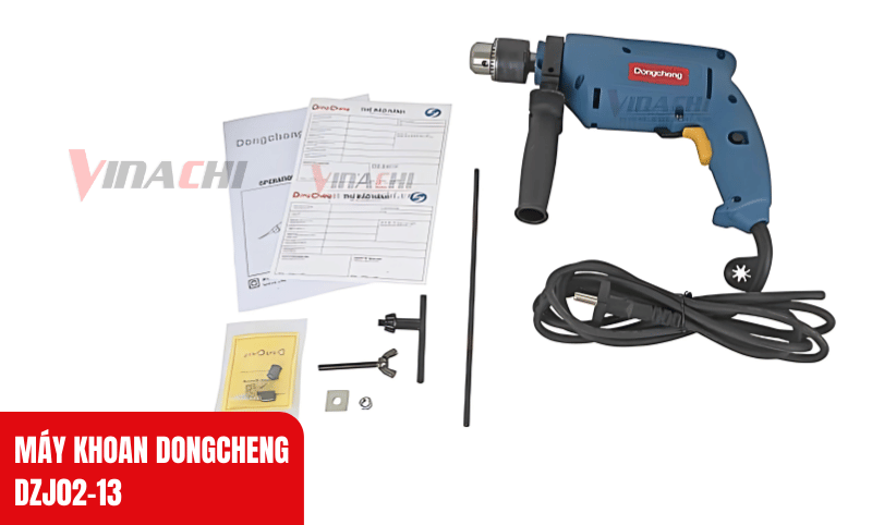 Máy khoan Dongcheng DZJ02-13 -Đi kèm phụ kiện đầy đủ