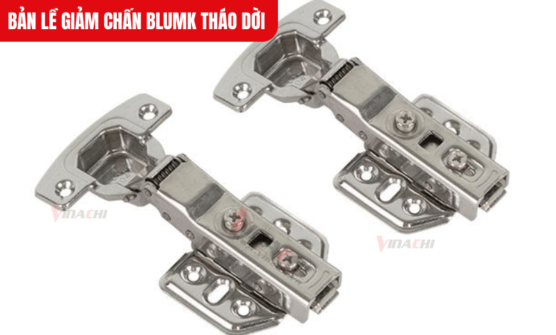 Bản lề giảm chấn Blumk tháo dời đóng gói bộ 2 cái