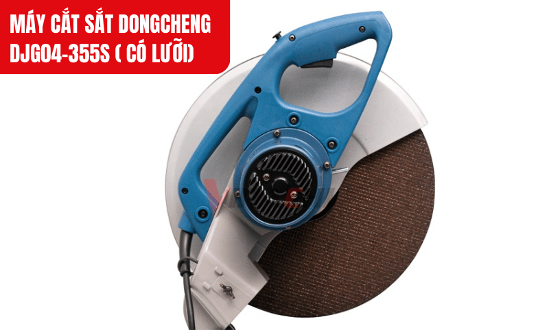 Lưỡi cắt 355mm sắc bén, hỗ trợ cắt sắt ống 120mm chính xác và nhanh chóng