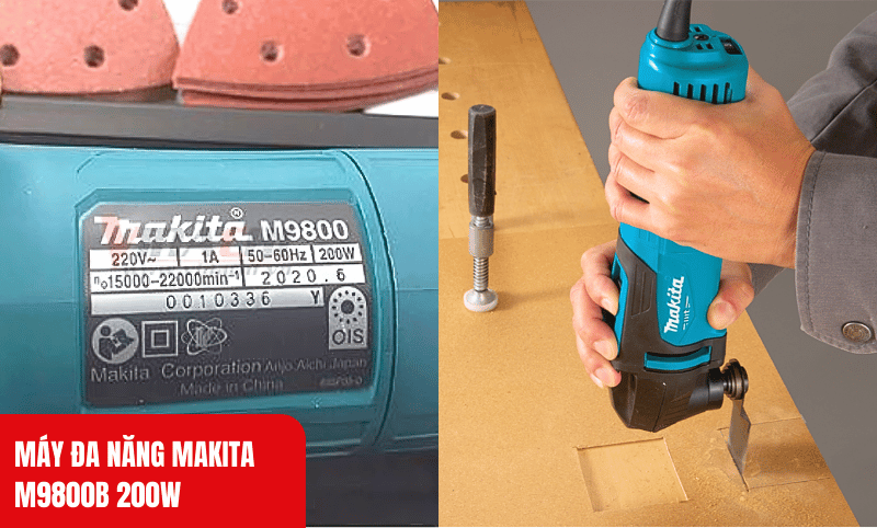 Dao động góc linh hoạt 1.6°/1.6°/3.2°, phù hợp với nhiều bề mặt khác nhau