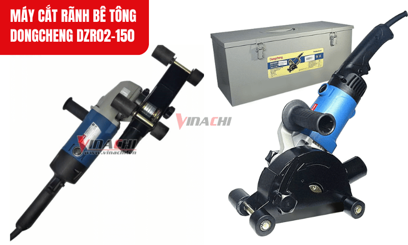 Thiết kế gọn nhẹ 6.1kg của máy cắt rãnh bê tông giúp thao tác dễ dàng trong thời gian dài