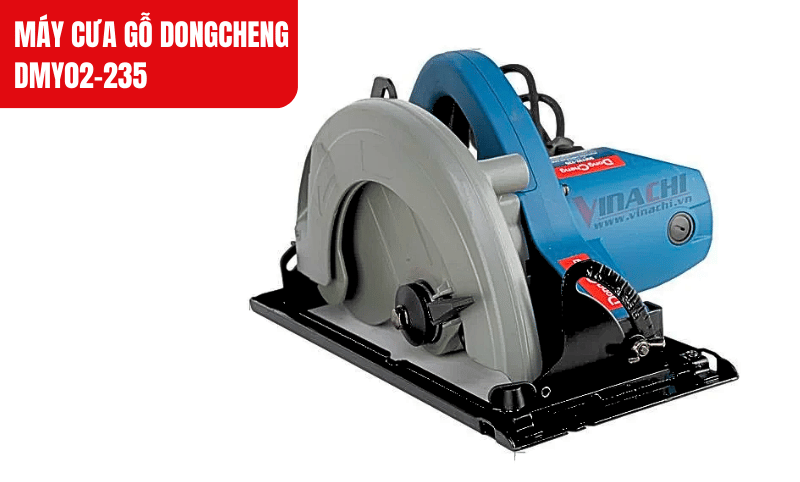 Máy cưa gỗ Dongcheng DMY02-235 2000W: Tốc độ 4.100 v/p, cắt mịn mọi góc độ