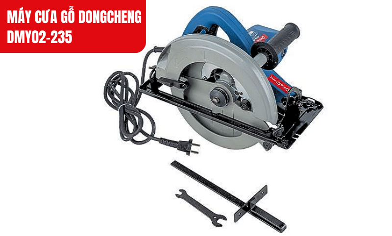 Máy cưa gỗ Dongcheng DMY02-235: Cắt gỗ dày lên tới 85mm, lý tưởng cho thợ mộc chuyên nghiệp
