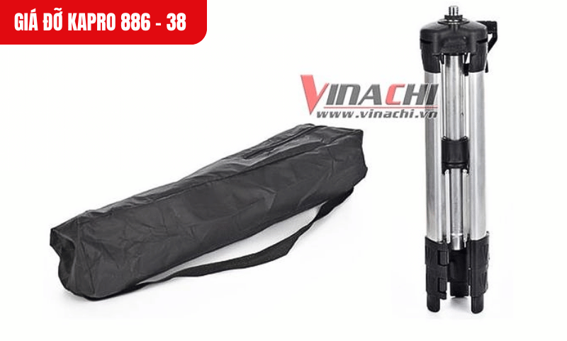 Chân nhựa chống trượt, đi kèm túi mềm bảo vệ máy khỏi trầy xước