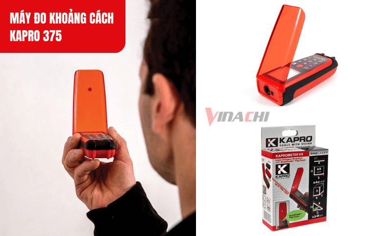 Máy đo khoảng cách Kapro 375 đo tối đa 70m, sai số 1.5mm