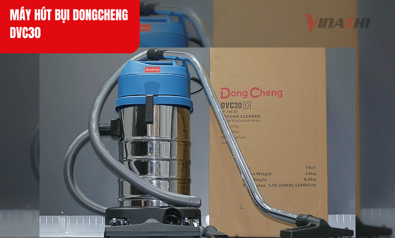 Công suất 1200W giúp máy hút bụi DongCheng DVC30 làm sạch nhanh chóng mọi bề mặt