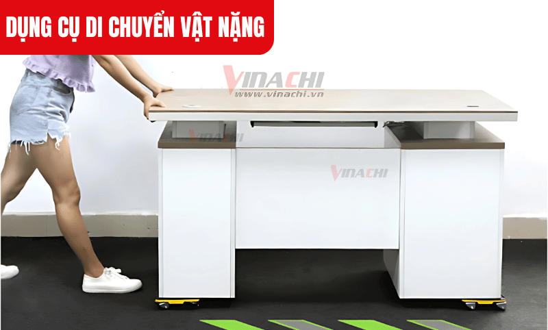 Bánh xe làm từ nhựa ABS không gây trầy xước sàn gỗ nếu sử dụng đúng cách và sàn sạch sẽ