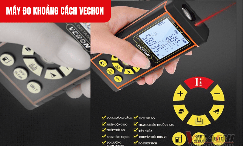 Nút điều khiển đa chức năng giúp bạn đo đạc đa nhiệm, nhanh chóng