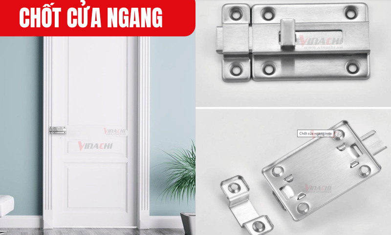 Khi sử dụng, chỉ cần gạt nhẹ chốt theo hướng trượt