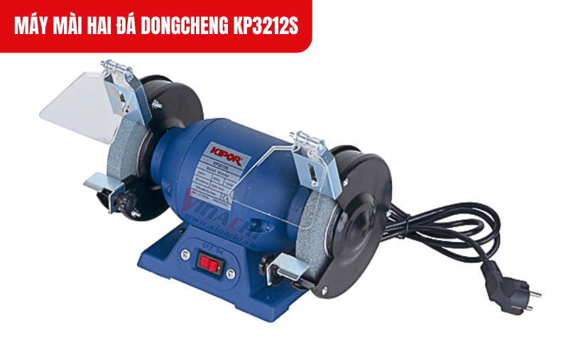 Máy mài hai đá Dongcheng KP3212S mang lại độ bền cao, phù hợp cho thợ chuyên nghiệp sử dụng lâu dài