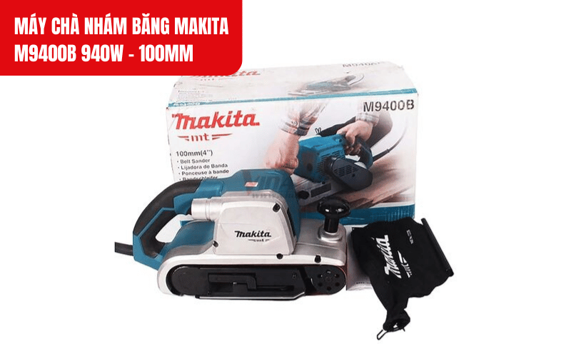 Máy chà nhám Makita M9400B tốc độ 380m/phút cho kết quả đều, mịn