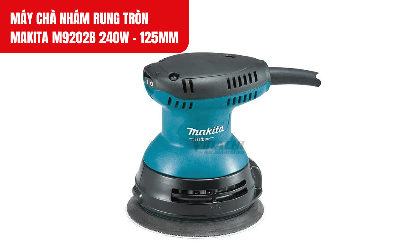Máy chà nhám 240W mạnh mẽ, xử lý mịn gỗ và kim loại hiệu quả