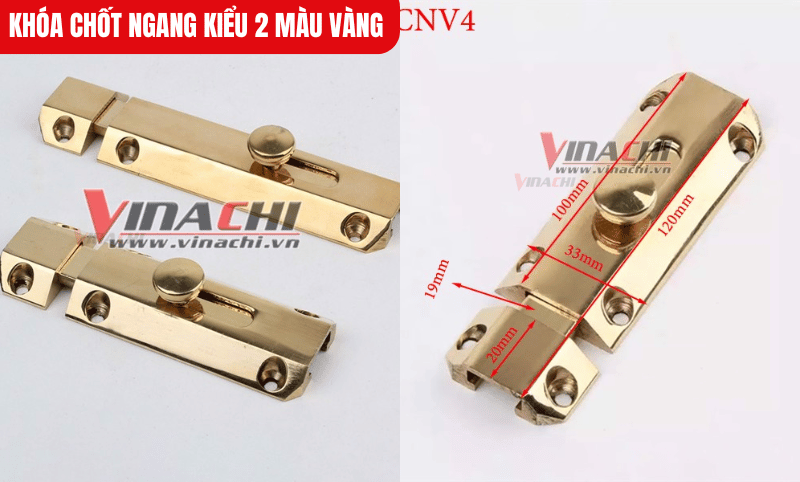 Không kéo hoặc đẩy chốt quá mạnh làm hỏng cơ chế khóa hoặc khiến phần đồng bị biến dạng theo thời gian