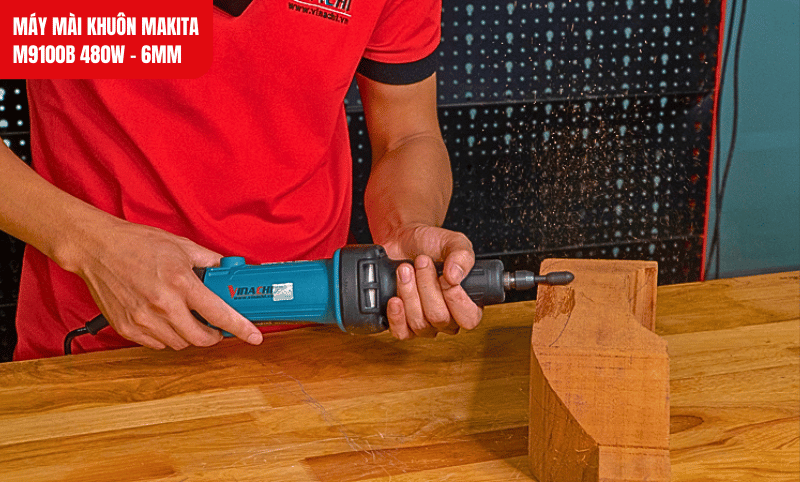Máy mài khuôn Makita M9100B 480W xử lý chi tiết hiệu quả