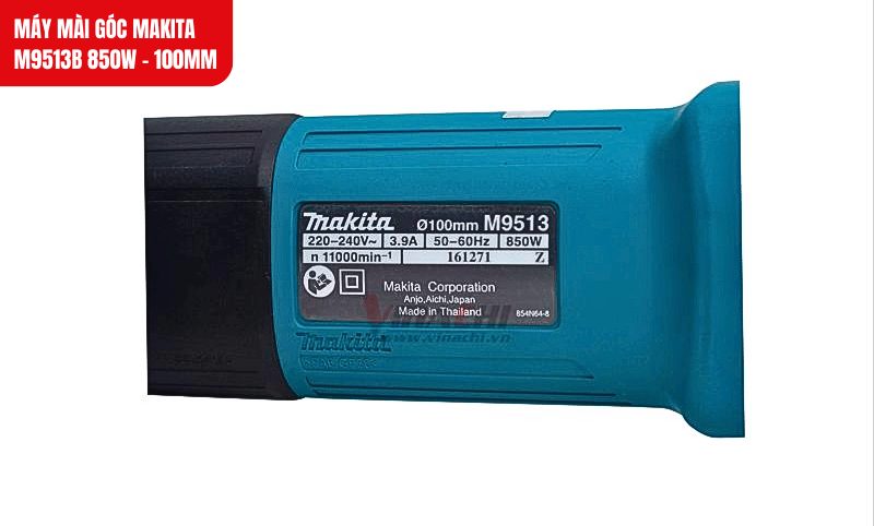 Thông số kỹ thuật của máy mài góc Makita M9513B 850W - 100mm