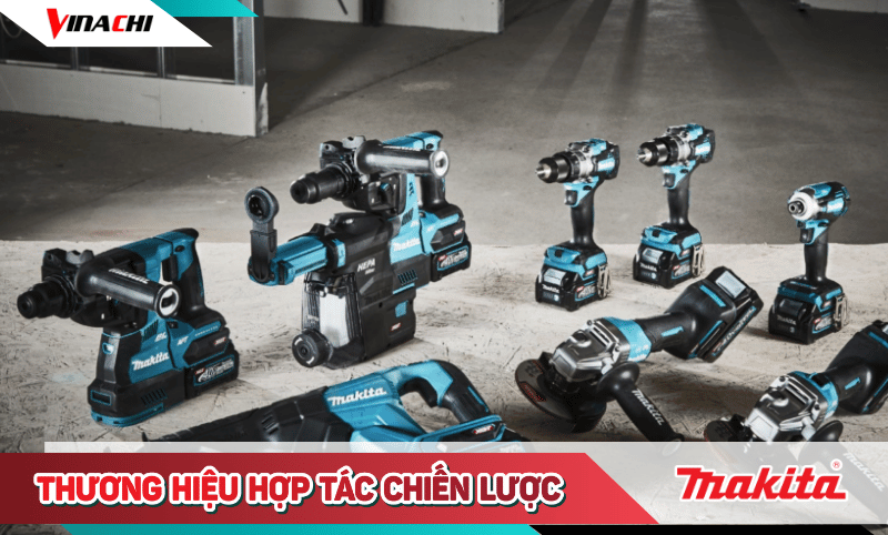 Makita nổi tiếng với dụng cụ điện chất lượng cao cho thợ chuyên nghiệp và cá nhân