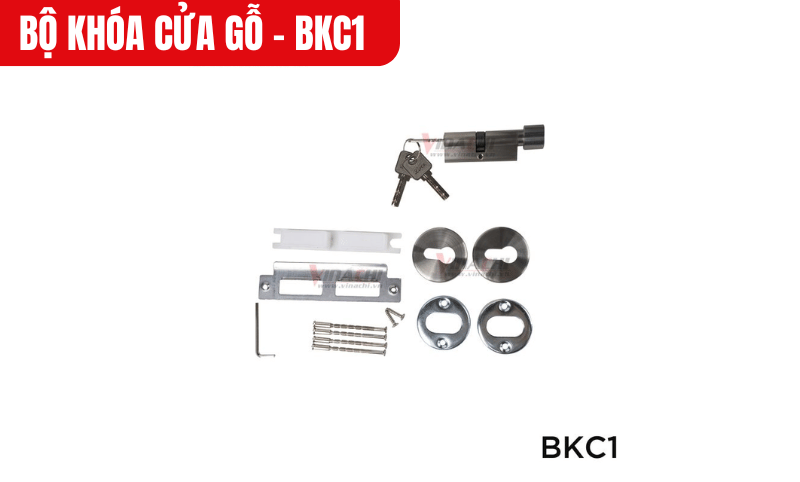 Bộ sản phẩm gồm 1 khoá, 3 chìa dự phòng đi kèm