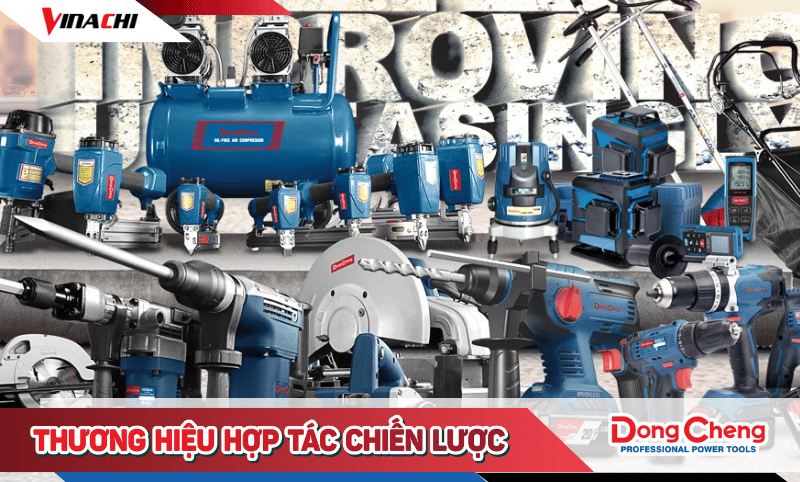 Dongcheng nổi tiếng với dụng cụ điện chất lượng cao, phục vụ cả thợ chuyên nghiệp và cá nhân