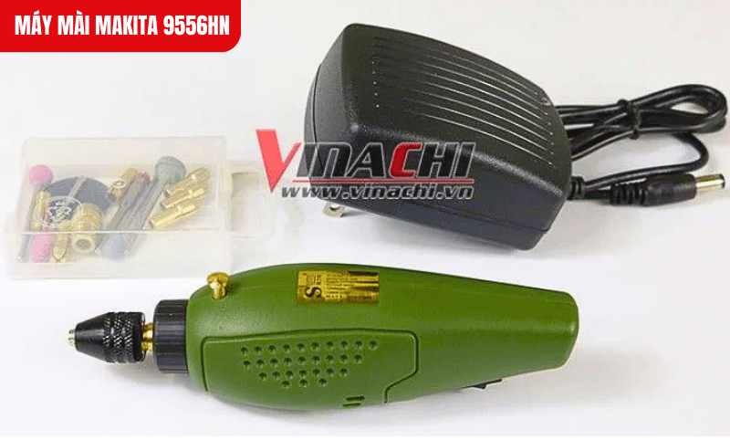 Máy mài chà nhám mini cầm tay hoạt động ổn định trên nguồn 220V, phù hợp gia đình và xưởng nhỏ