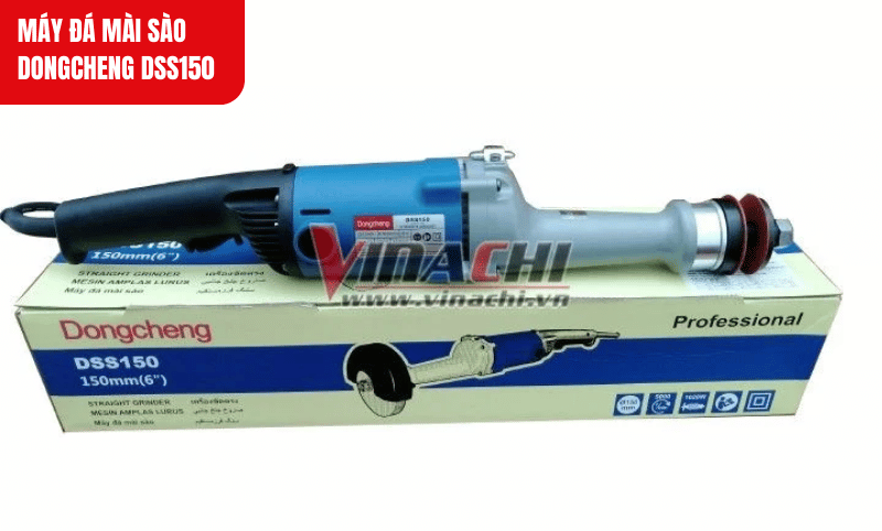Máy đá mài sào Dongcheng DSS150 độ không tải 5000 v/p đảm bảo công việc mài hoàn thành nhanh chóng