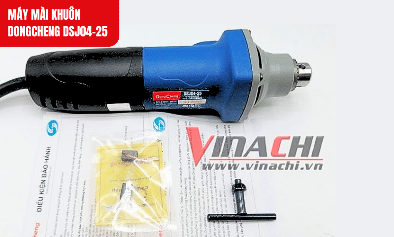 Dụng cụ có chổi than đi kèm, dễ thay thế khi cần thiết