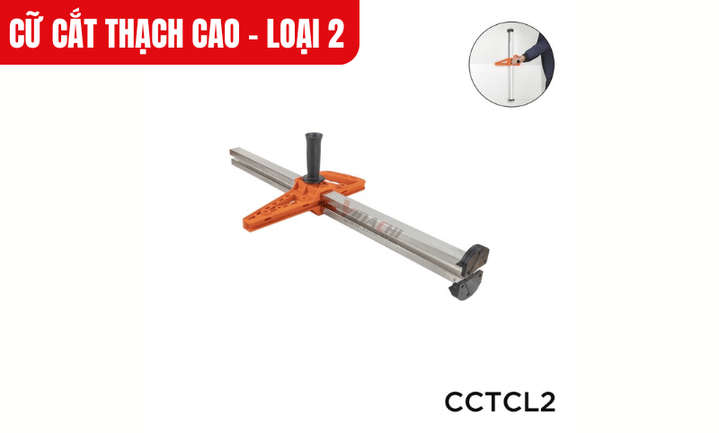 Cữ cắt thạch cao - loại 2 sử dụng 2 lưỡi dao rọc sắc bén giúp đường cắt sắc nét