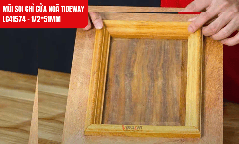 Độ rộng lưỡi 51mm, hỗ trợ soi chỉ cửa chính xác, đồng đều