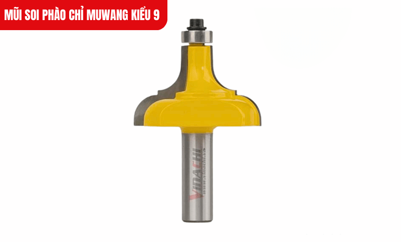 Mũi soi phào chỉ Muwang kiểu 9 tạo đường nét tinh xảo cho từng sản phẩm gỗ