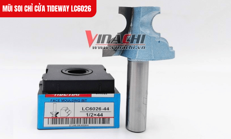 Mũi soi chỉ cửa Tideway LC6026 – Lưỡi hợp kim bền bỉ, cắt sắc nét, giúp tạo đường chỉ tinh xảo trên gỗ