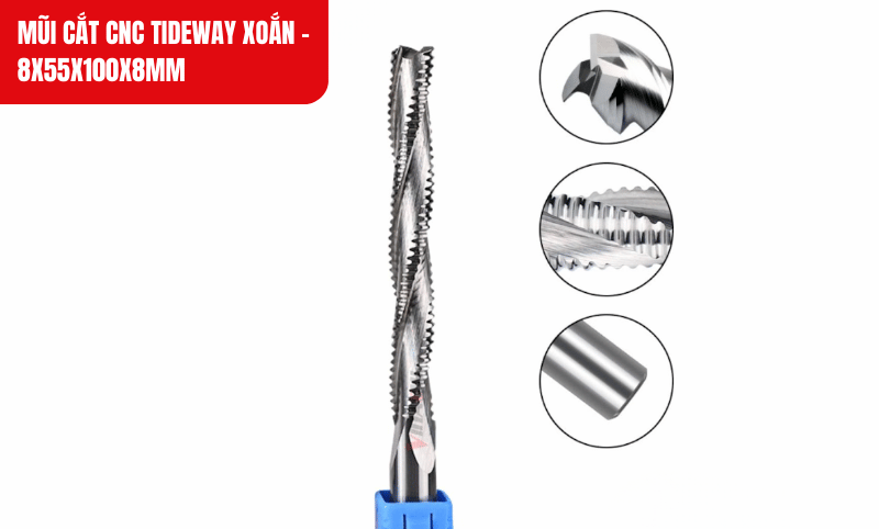 Hợp kim nguyên khối cao cấp mang lại độ bền vượt trội và khả năng chống mài mòn