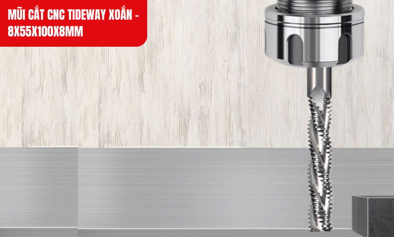 Cốt lắp 8mm tiêu chuẩn – Tương thích với nhiều dòng máy CNC