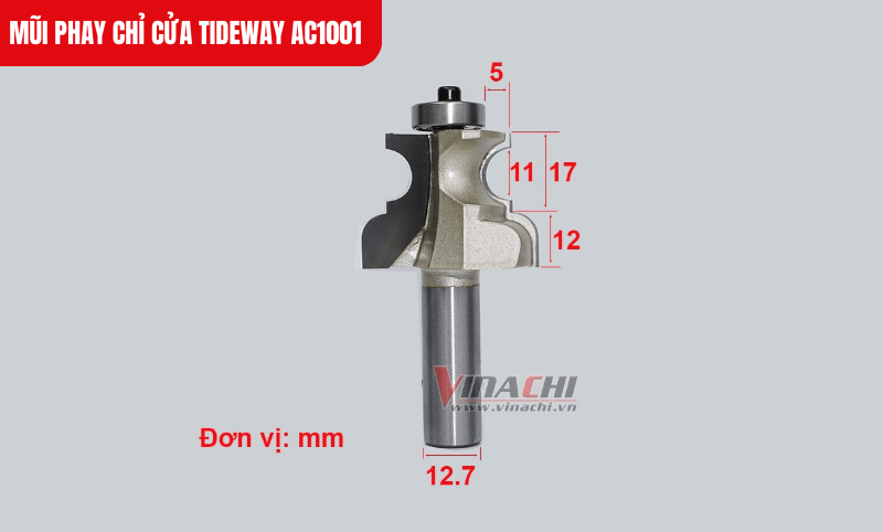 Kích thước chi tiết của mũi soi phân loại 1/2*7/8