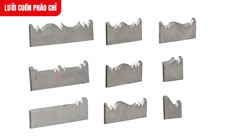 Lưỡi cuốn phào chỉ bằng thép gió, sắc bén, hỗ trợ tạo đường phào mịn, đều, đẹp mắt