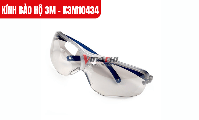 Kính bảo hộ 3M - K3M10434 chỉ nặng bằng 1/10 so với kính thủy tinh truyền thống