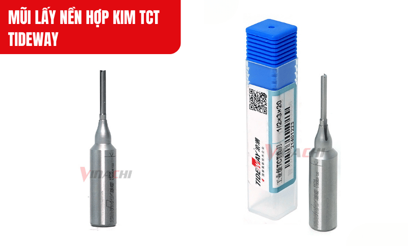 Mũi lấy nền TCT có lưỡi hợp kim nguyên khối, đảm bảo đường cắt sắc gọn và chính xác