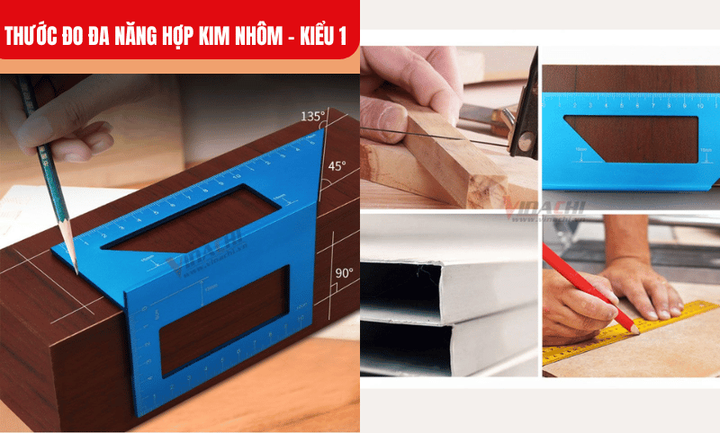 Với cơ chế trượt thông minh, đánh dấu các góc trái và phải 45 độ mà không cần xoay người hay thay đổi tư thế