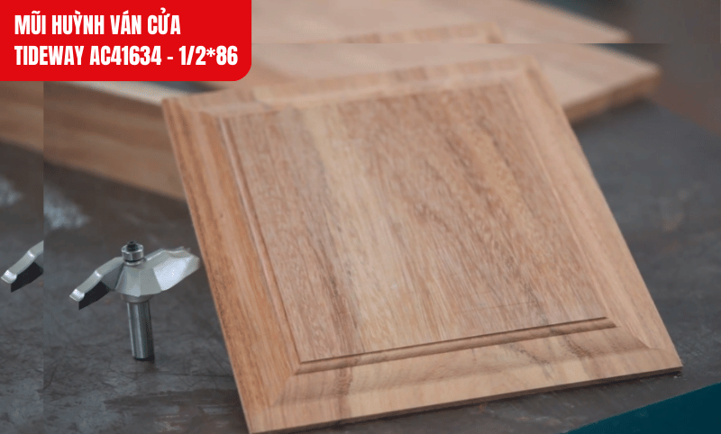 Mũi huỳnh ván cửa Tideway AC41634 tạo các đường nét tinh tế, sắc nét