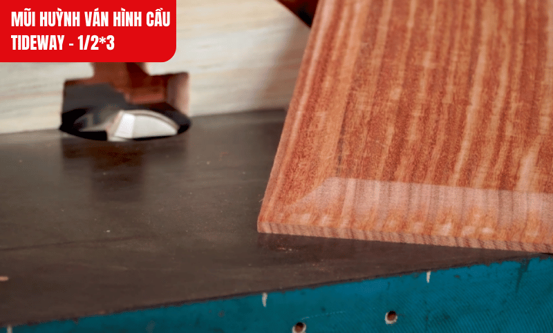 Độ sâu ăn gỗ 14,7mm cùng chiều rộng 75mm - kích thước lý tưởng cho các đường viền trang trí lớn