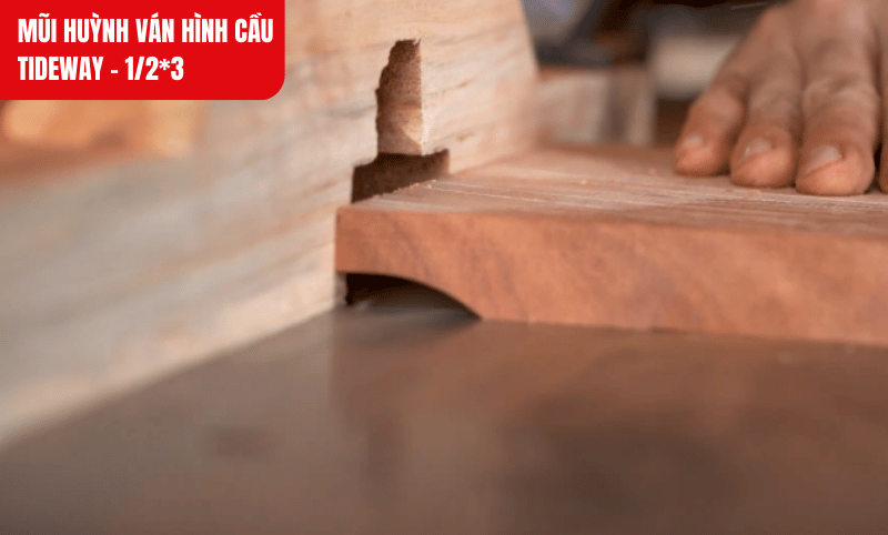 Thân mũi làm từ thép chịu lực, đảm bảo ổn định khi quay ở tốc độ cao, giảm rung lắc đáng kể