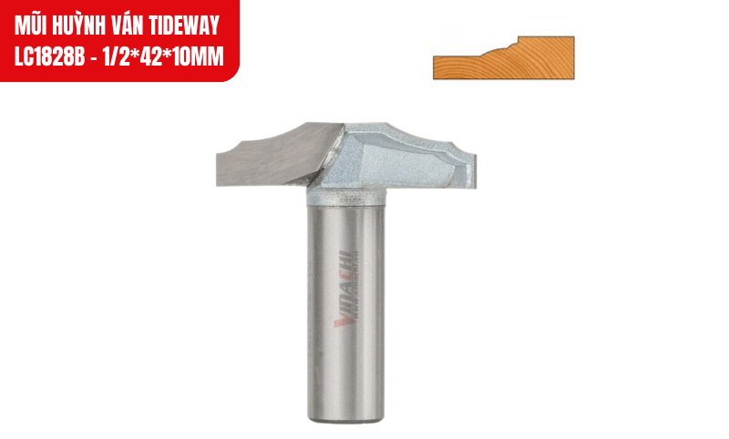 Thiết kế lưỡi hợp kim cao cấp cho đường cắt sắc nét, đều và ít ba via trên bề mặt gỗ