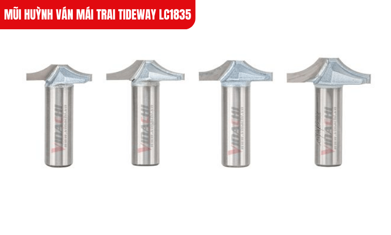 Lưỡi cắt hợp kim sắc bén, cho đường soi mượt và hạn chế tối đa hiện tượng mẻ cạnh khi làm việc