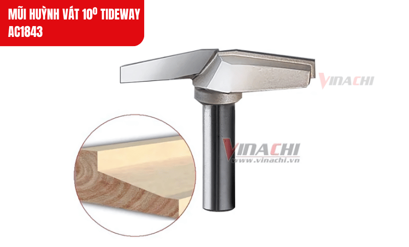 Chiều rộng vát 25,7mm cho phép thực hiện các đường vát đều, chuẩn xác và sắc nét