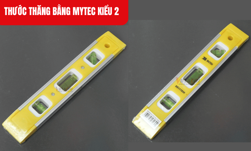 Ống thủy kích thước lớn dễ dàng theo dõi vị trí bọt nước, đo độ nghiêng từ khoảng cách xa