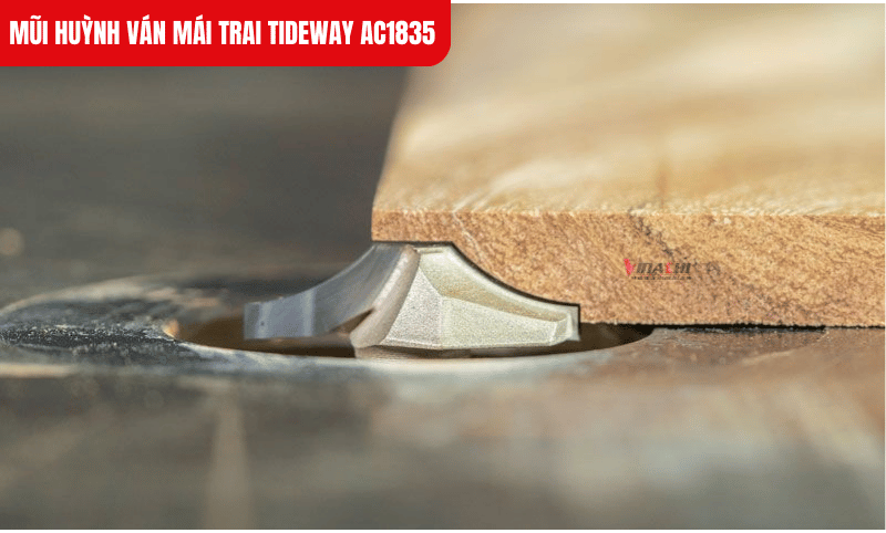 Mũi huỳnh Tideway AC1835 với lưỡi hợp kim cao cấp, tạo đường cắt sắc nét