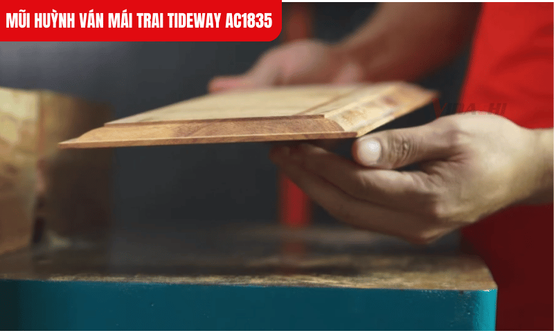 Mũi có khả năng tạo rãnh mái trai sắc nét với độ sâu chuẩn xác từ 4.3mm đến 11mm tùy từng model